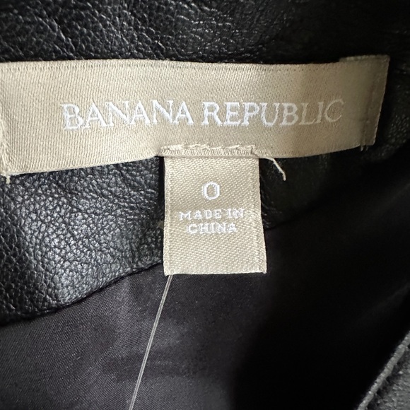 Banana Republic Women’s Leather Panel Stretch V Neck Sheath Dress NWT - Picture 10 of 11